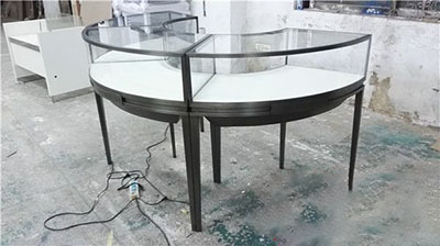青古銅不銹鋼珠寶展柜
