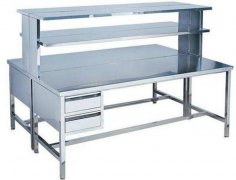 實(shí)驗室雙層1.2米不銹鋼工作臺