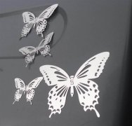 激光鏤空蝴蝶不銹鋼工藝品