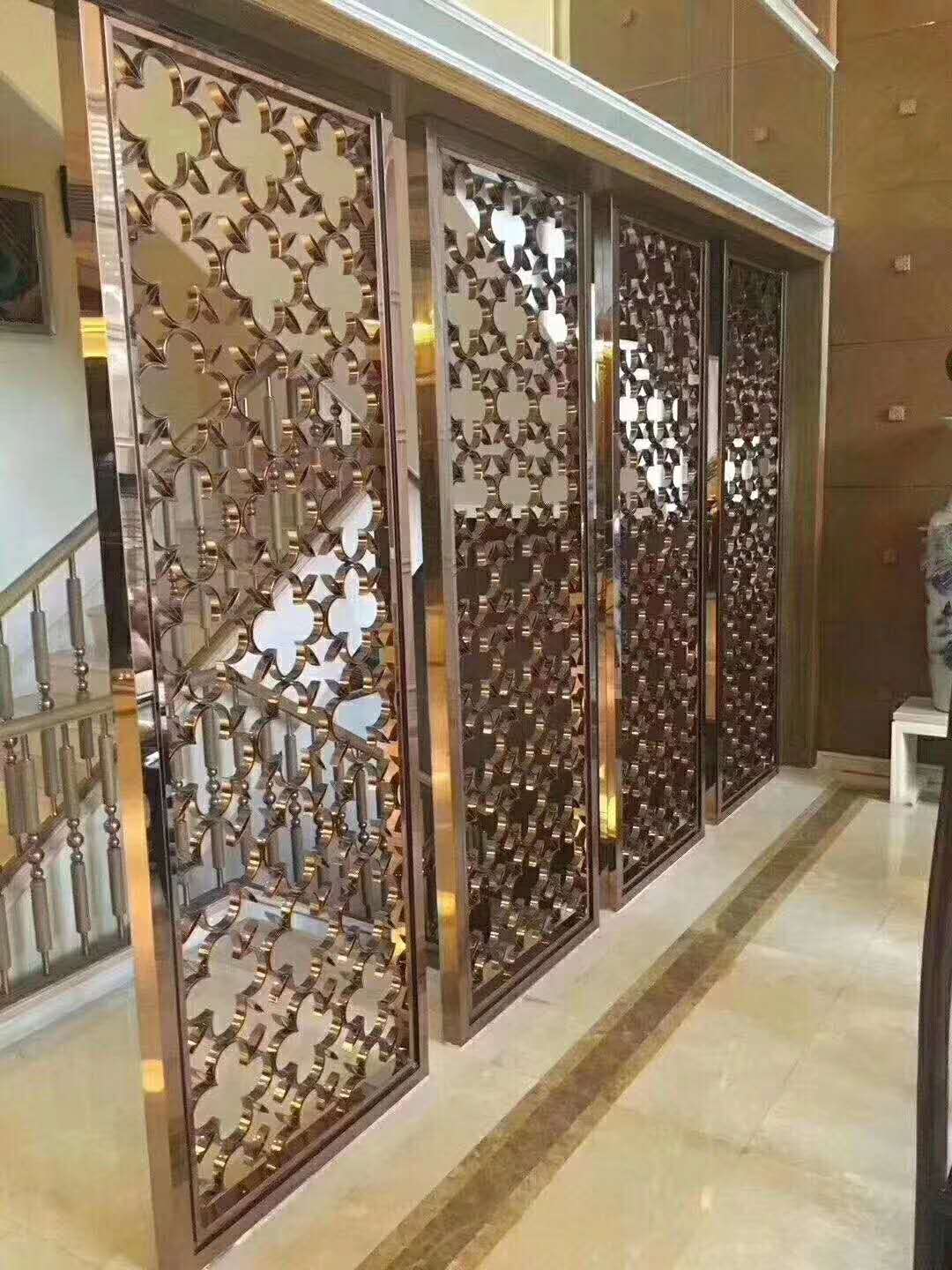 售樓部不銹鋼屏風(fēng)