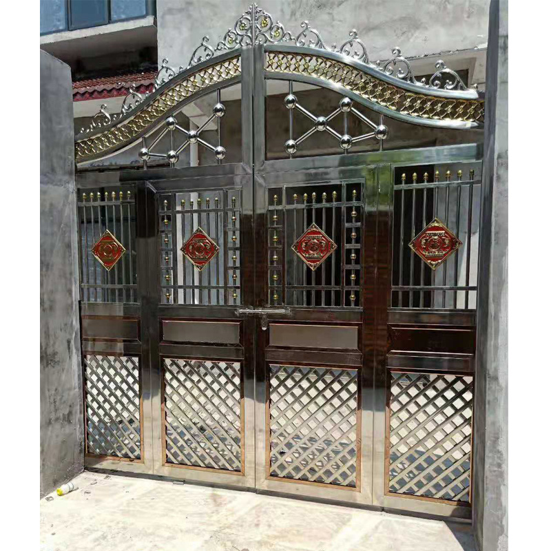 色澤鮮艷、高貴雅致-不銹鋼大門(mén)