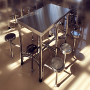 不銹鋼餐桌